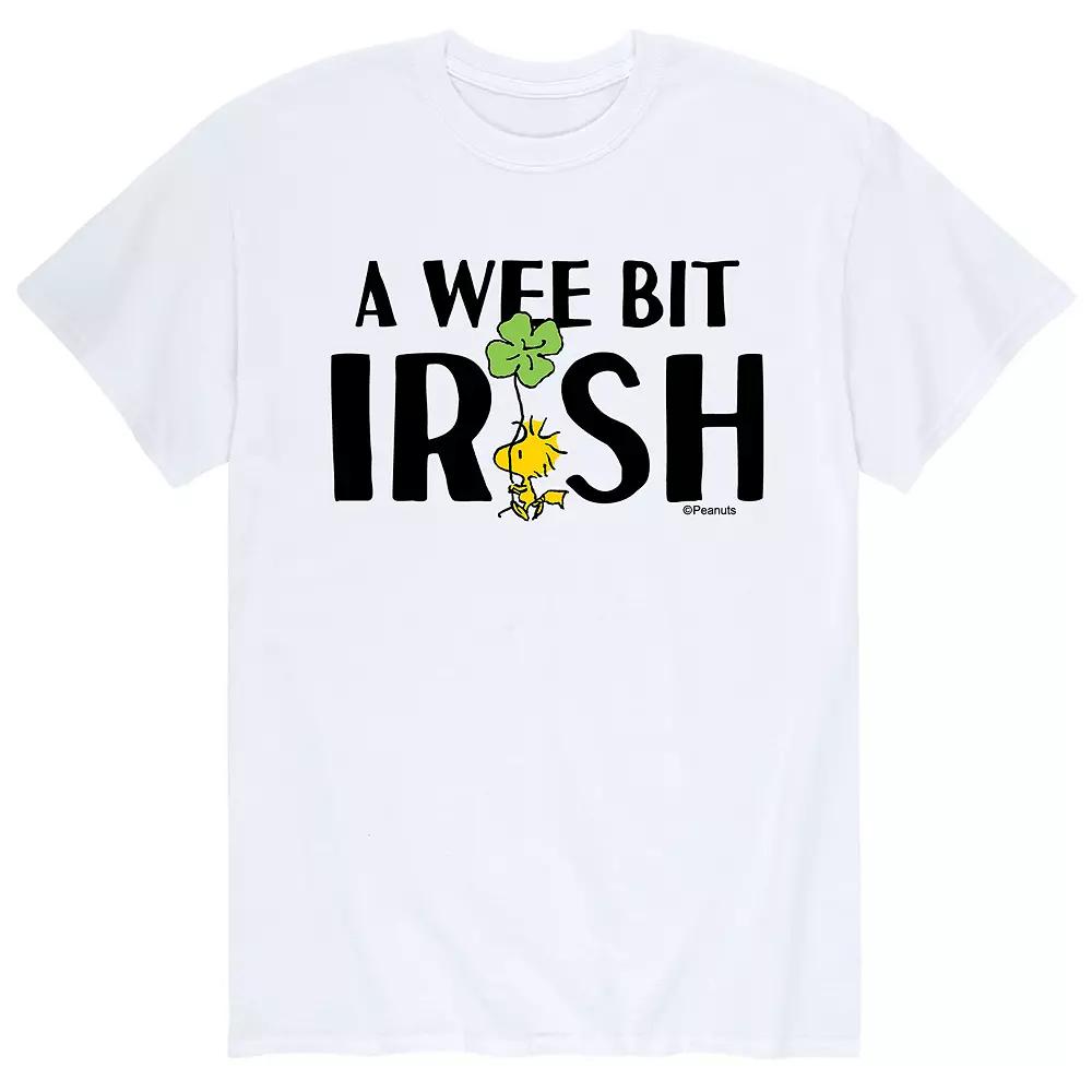 Men's Peanuts Woodstock St. Patrick's Day "A Wee Bit Irish" Tee,  Product Image