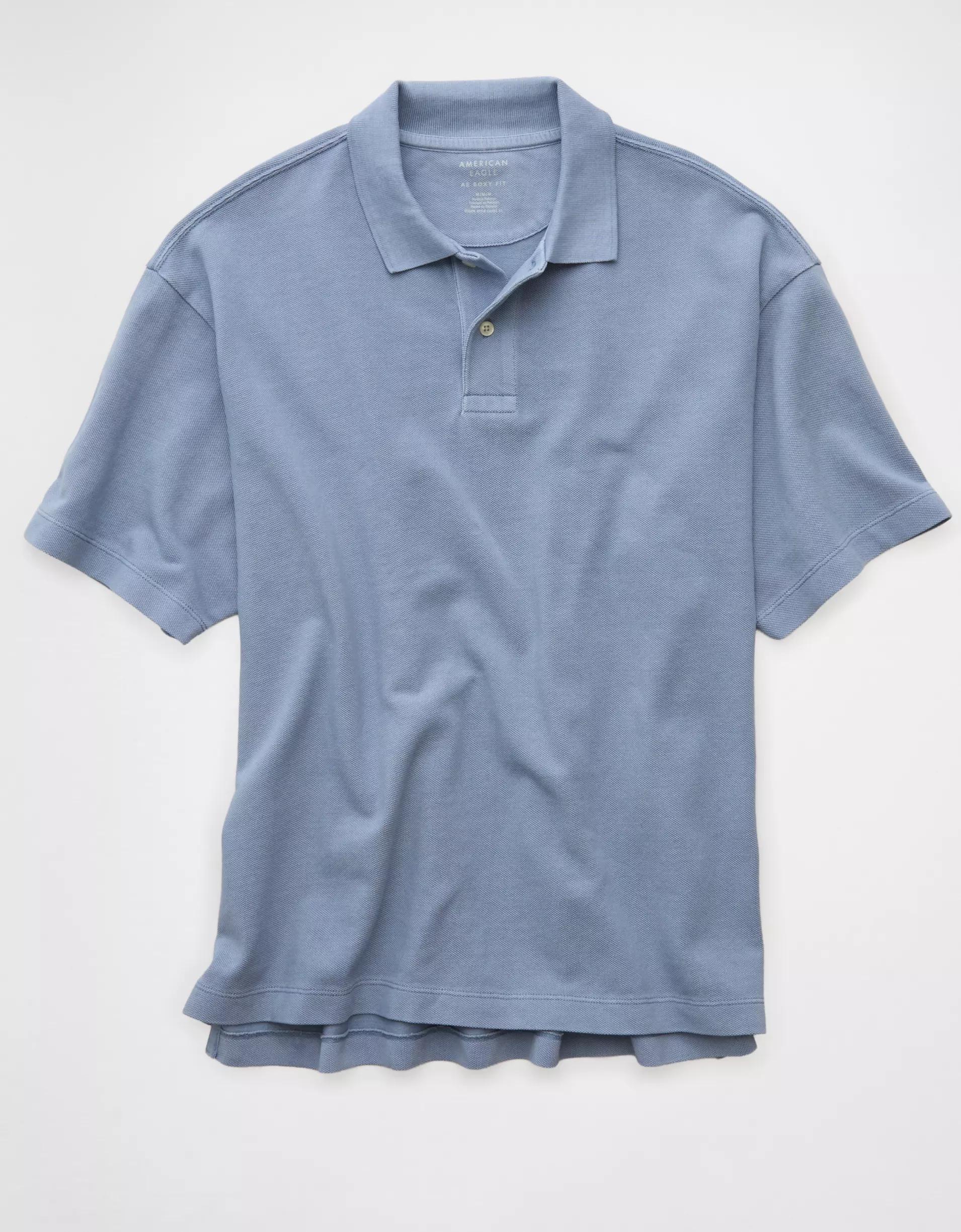 AE Boxy Polo Shirt Product Image