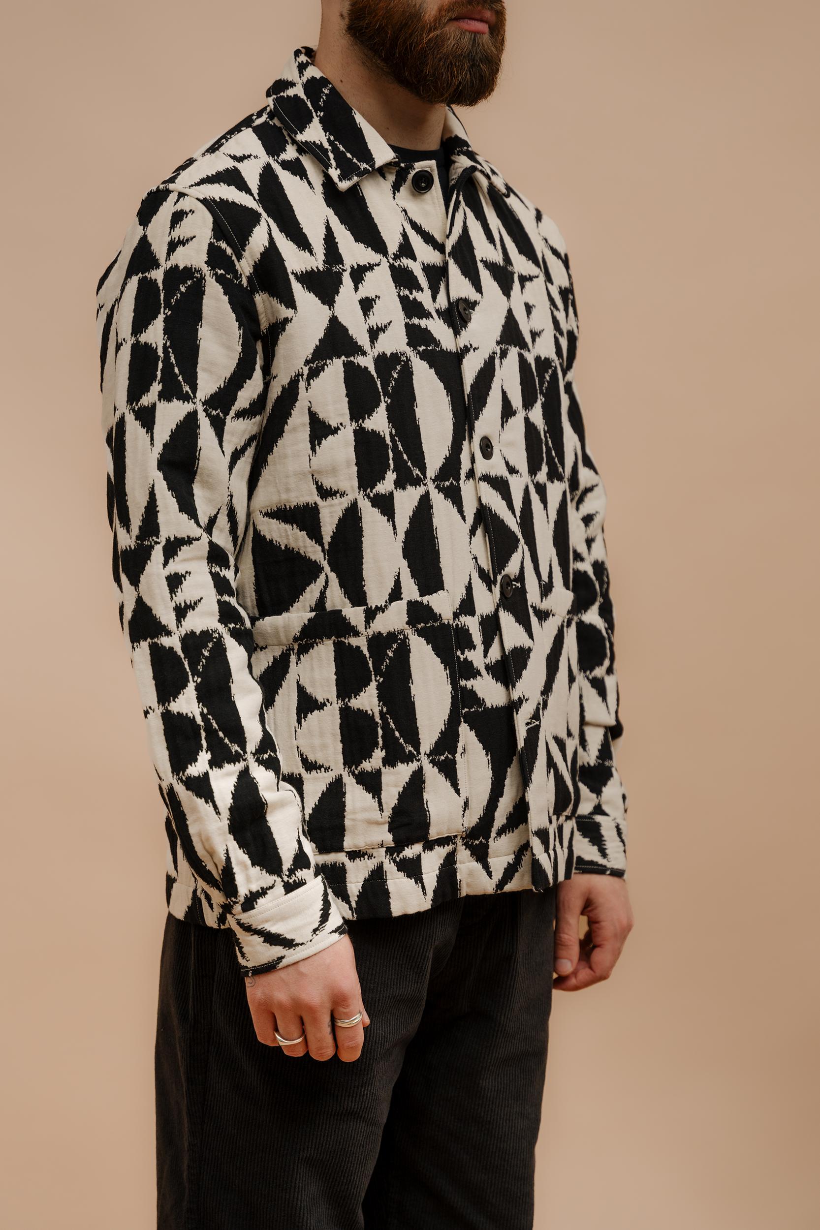 Swirl Jacquard Overshirt Product Image