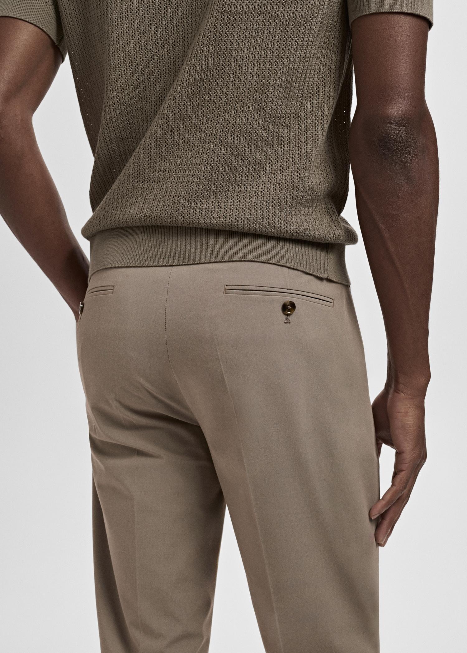 Milan slim-fit suit pants - Men | MANGO USA Product Image