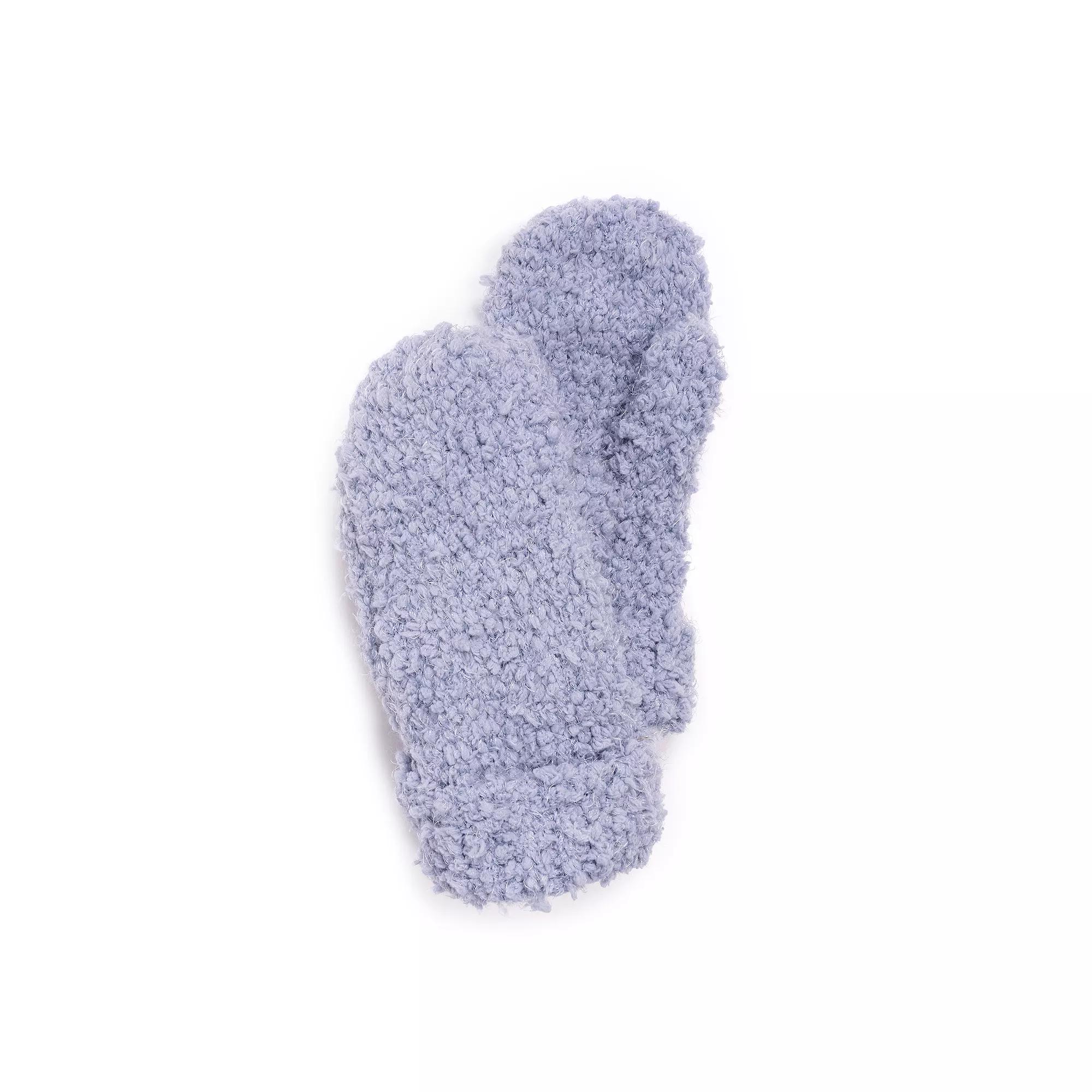 Women's MUK LUKS Bouclé Mittens, Moon Grey Product Image
