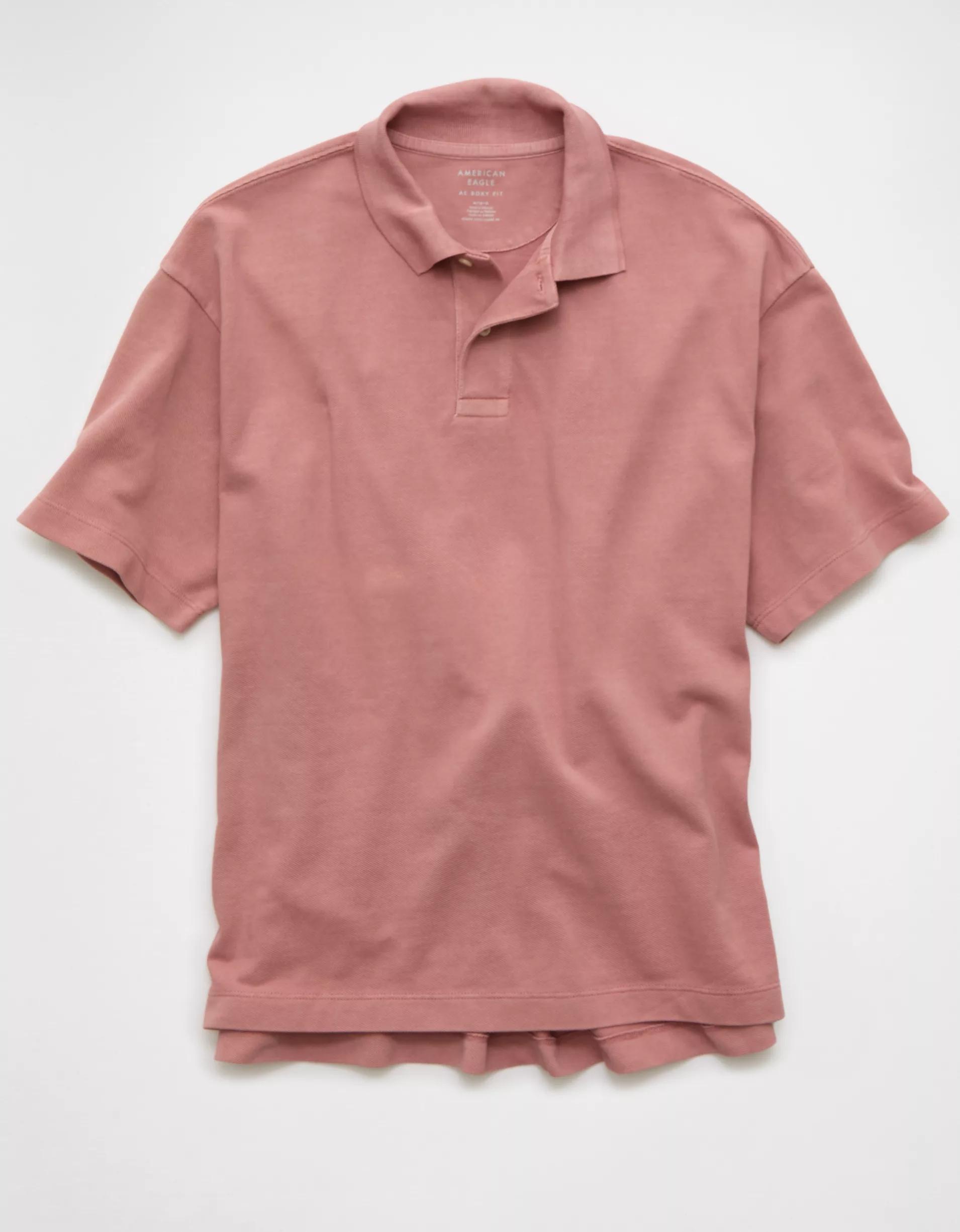 AE Boxy Polo Shirt Product Image