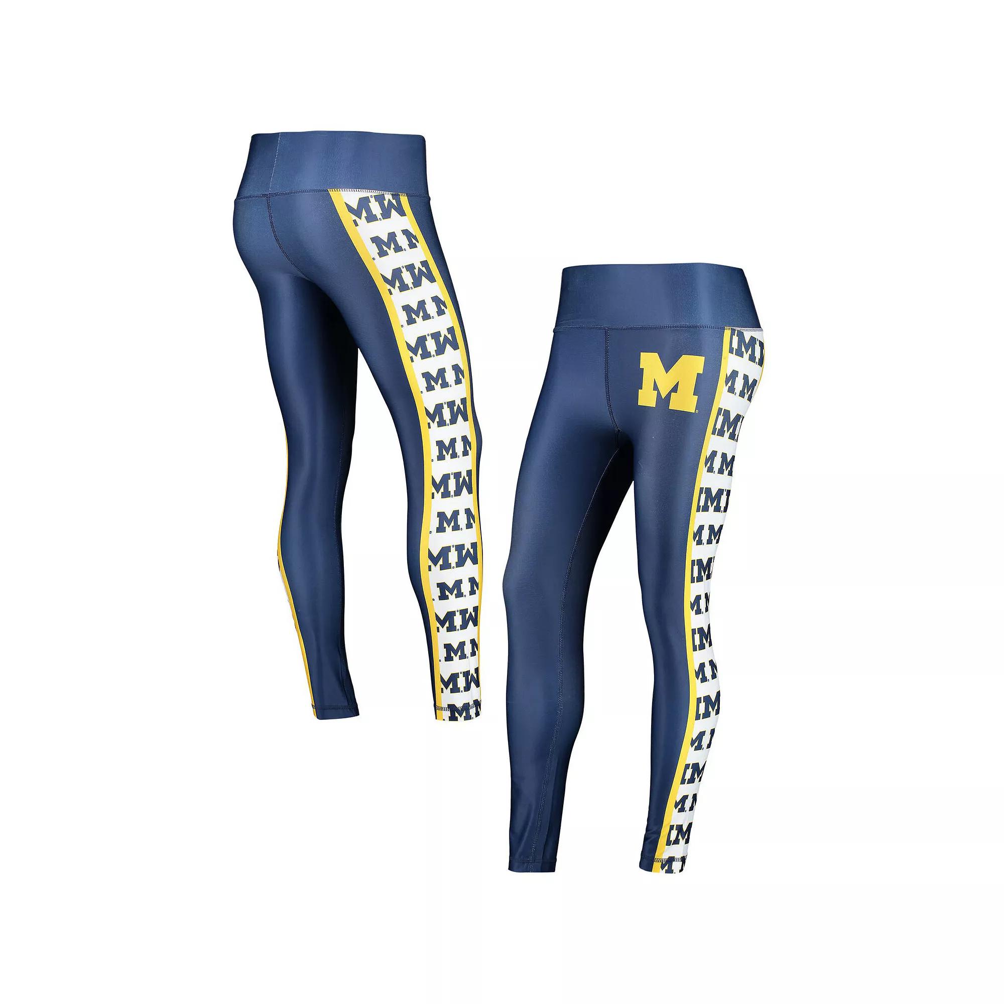 Women's Concepts Sport Navy Michigan Wolverines Dormer Knit Leggings, Size: Small, Blue Product Image