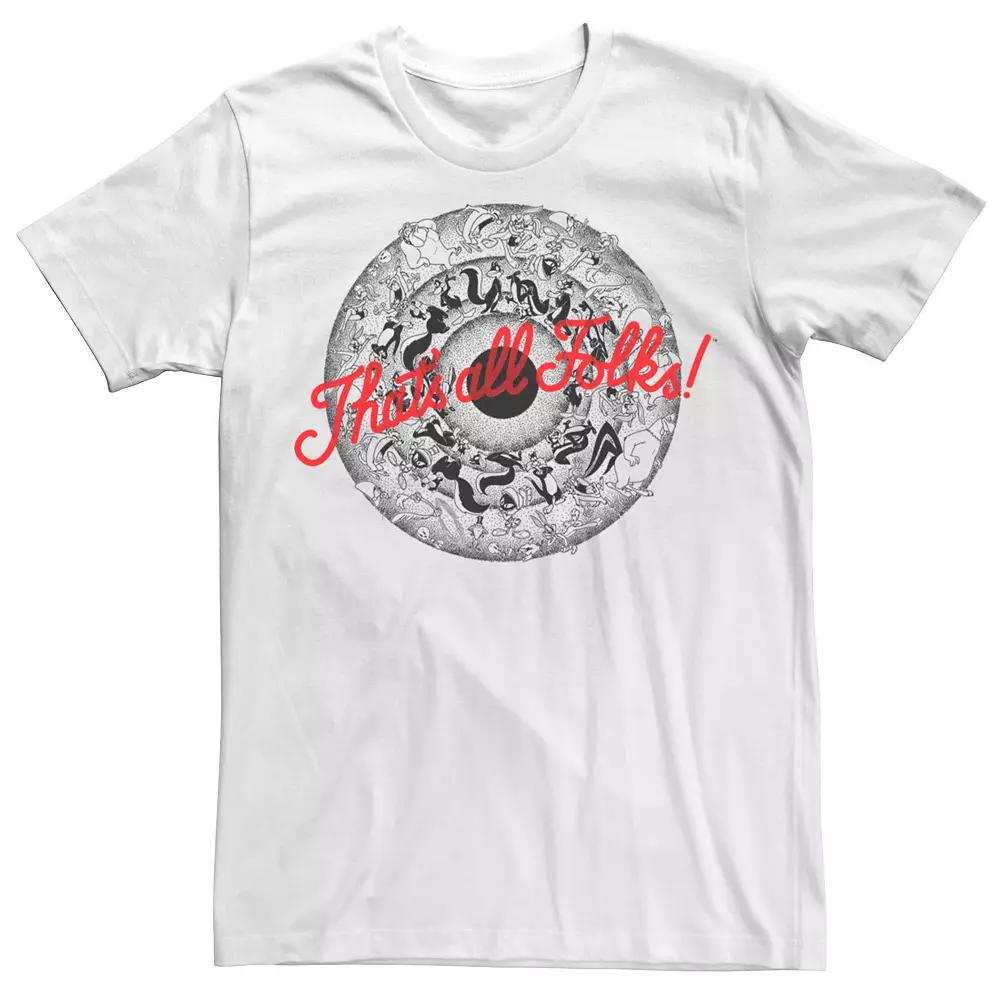 Men's Looney Tunes That?s All Folks Lineup Tee,  Product Image