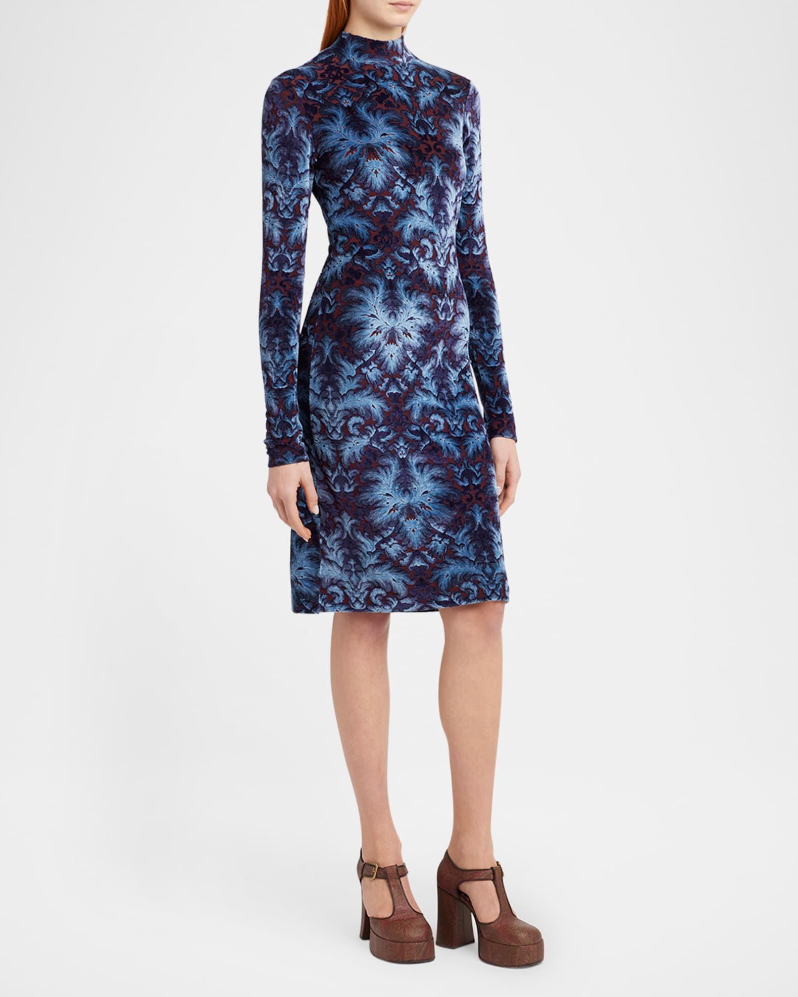 Long-Sleeve Midi Dress  Product Image