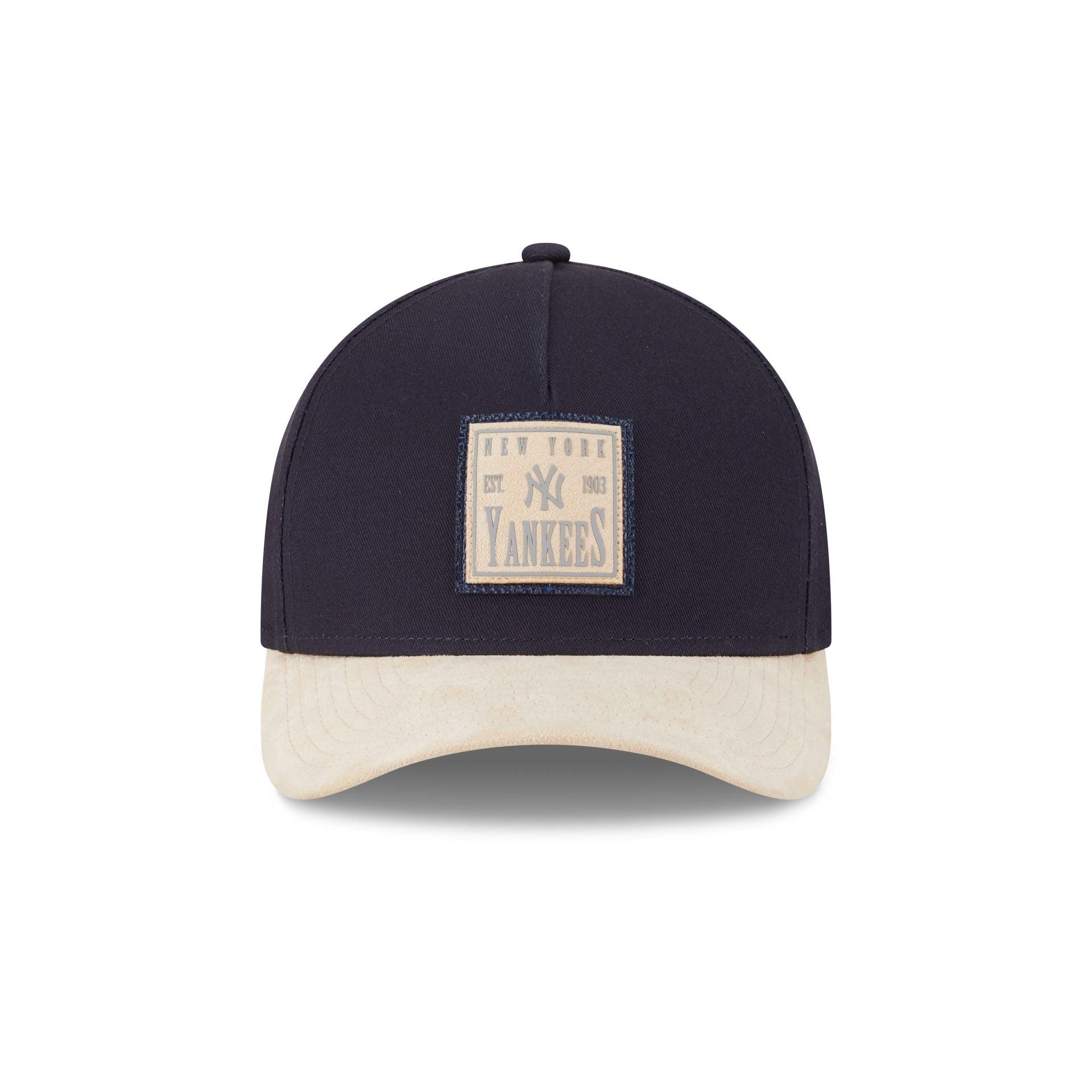 New York Yankees Suede Patch 9FORTY M-Crown A-Frame Adjustable Hat Male Product Image
