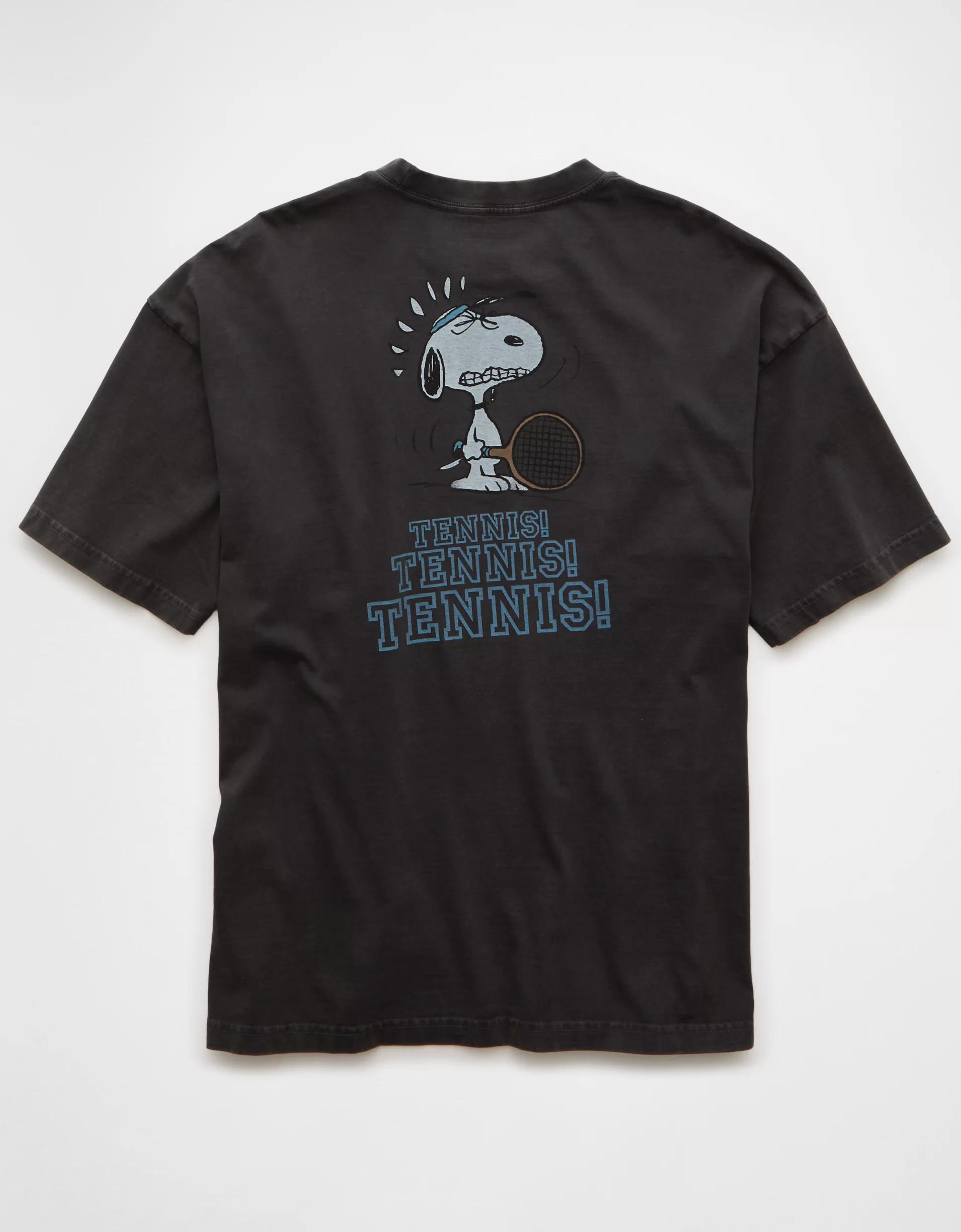 AE Boxy Snoopy Graphic T-Shirt Product Image