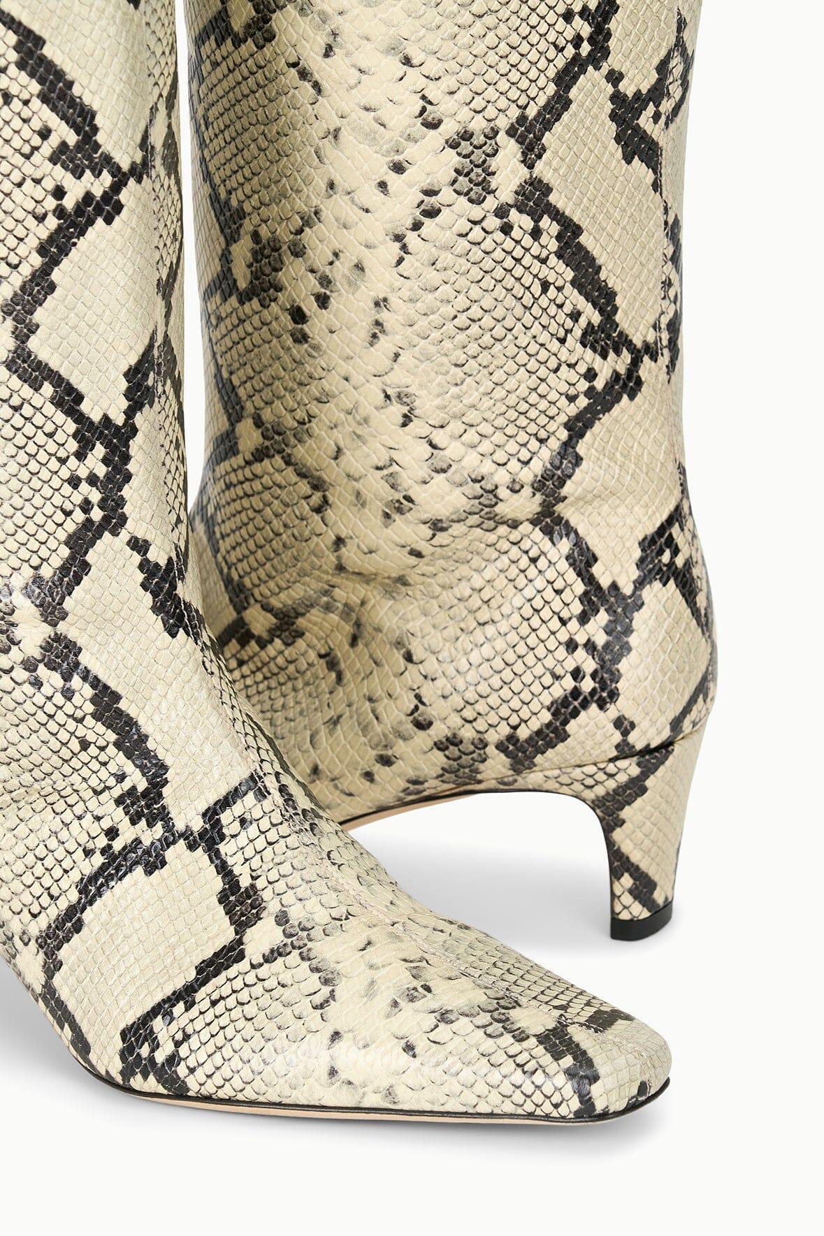 WALLY BOOT | WHITE SNAKE Product Image