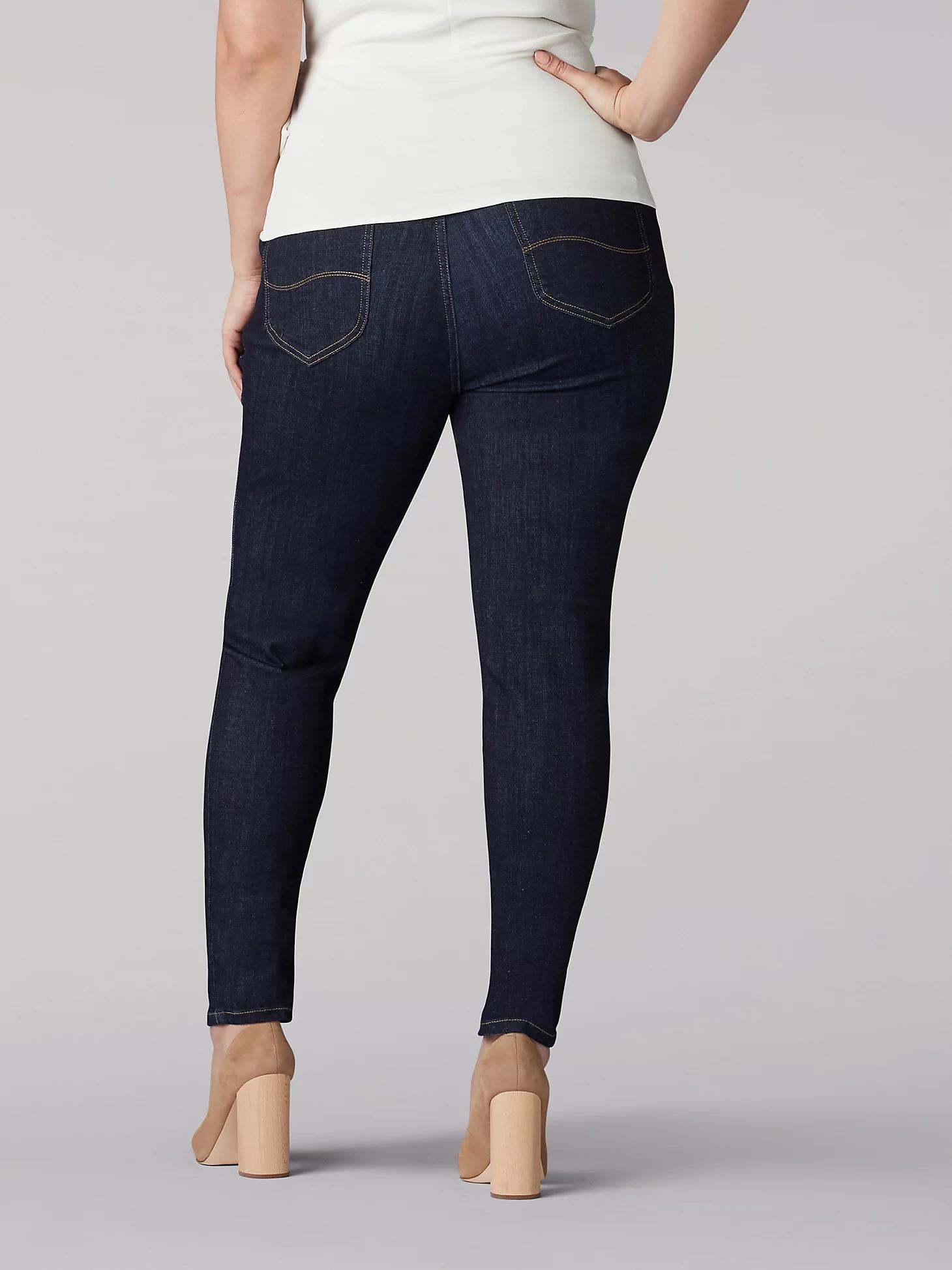 Women’s Sculpting Slim Fit Skinny Pull-On Jean (Plus) | Women's Jeans | Lee® Product Image