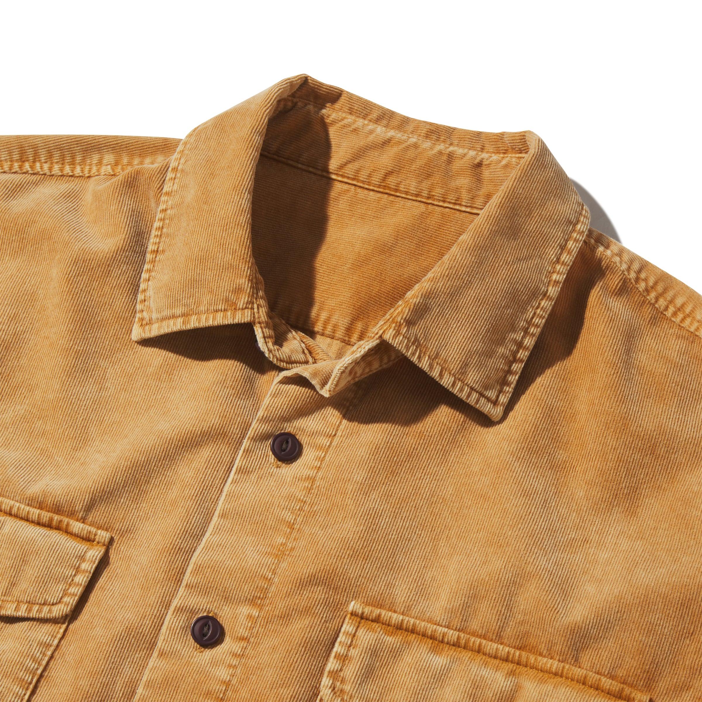 Jeremiah Vintage Garment Dyed Cord Shirt - Biscuit Product Image