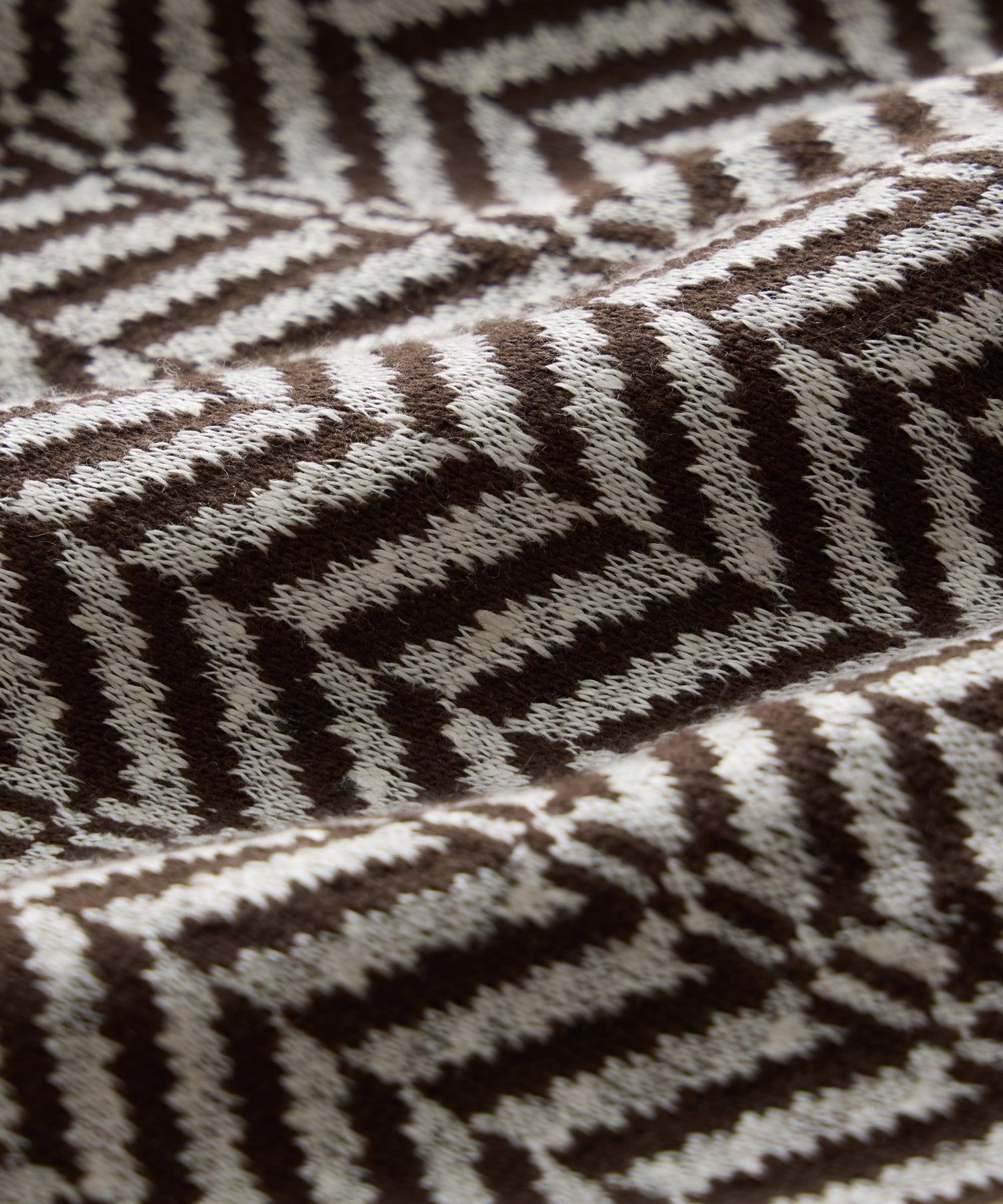 Herringbone Linen-Cotton Polo Product Image