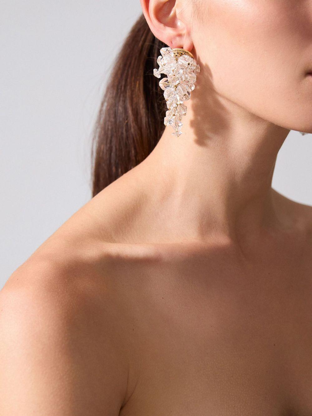 bead cluster drop earings Product Image