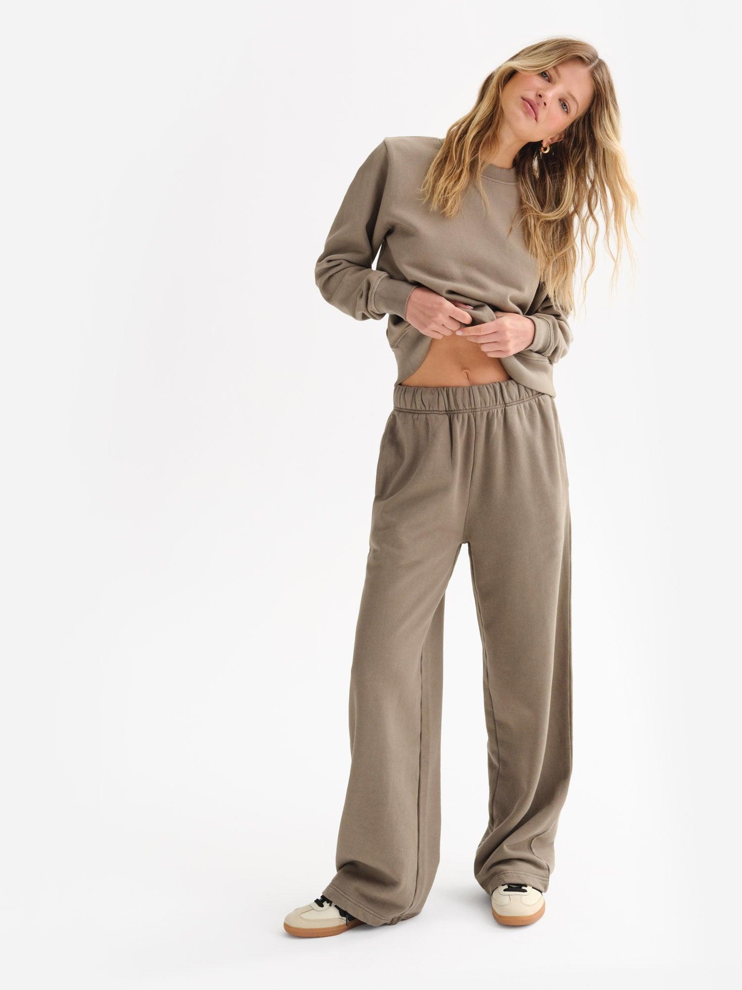 Organic Fleece Straight Leg Sweatpant Female Product Image