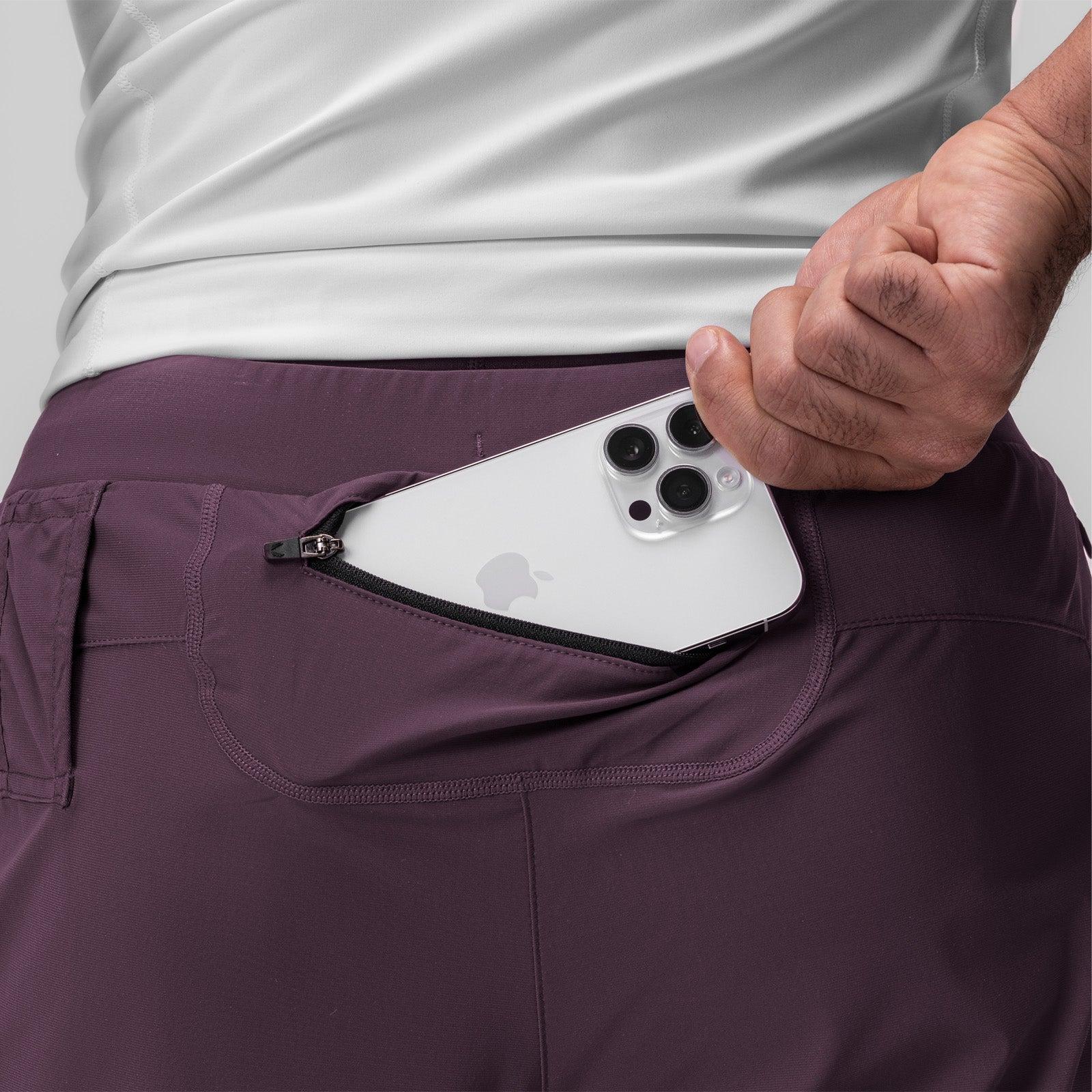 0866. Tetra-Lite® 7" Liner Short - Nightshade "Cyber"/White Male Product Image