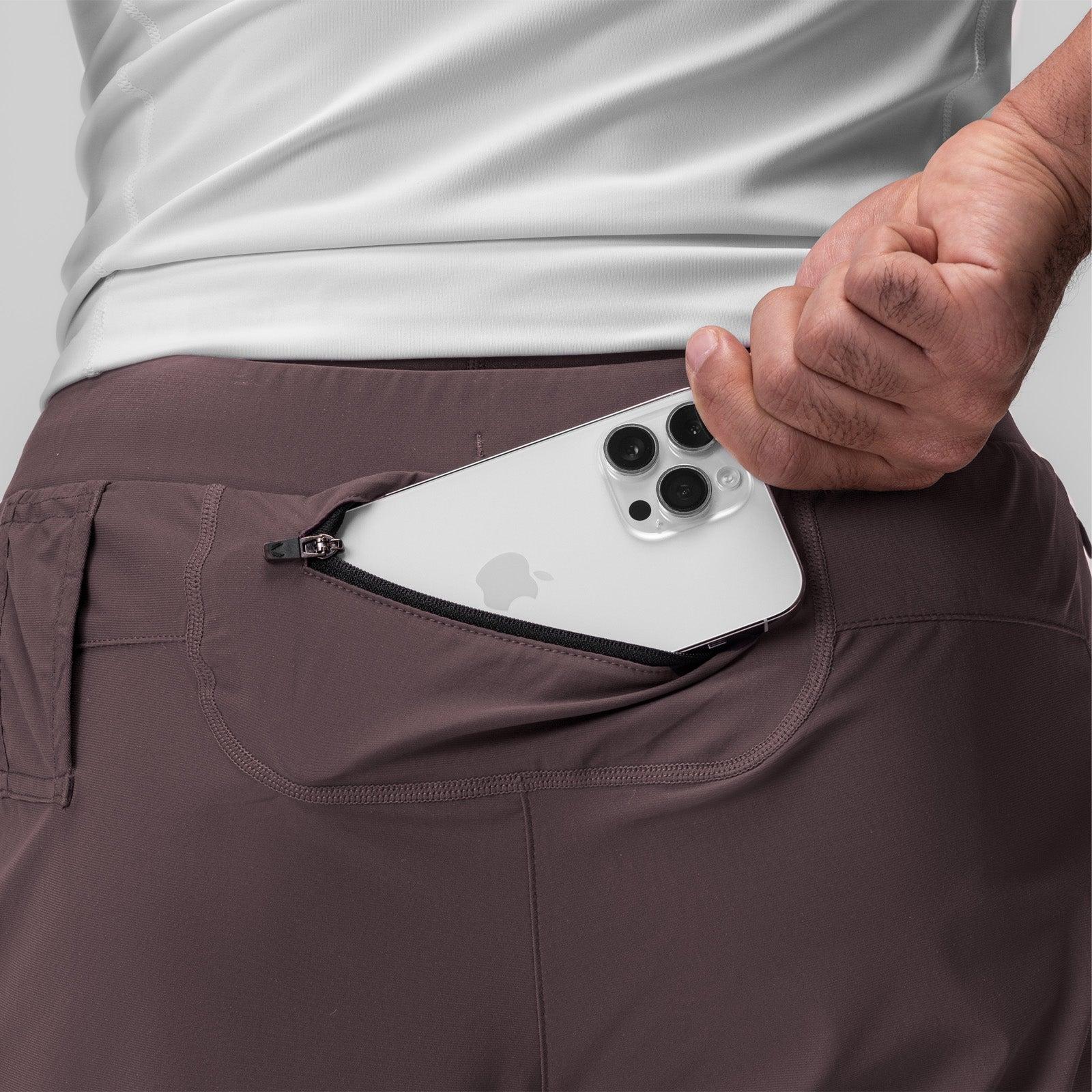 0866. Tetra-Lite® 7" Liner Short - Nightshade "Cyber"/White Male Product Image