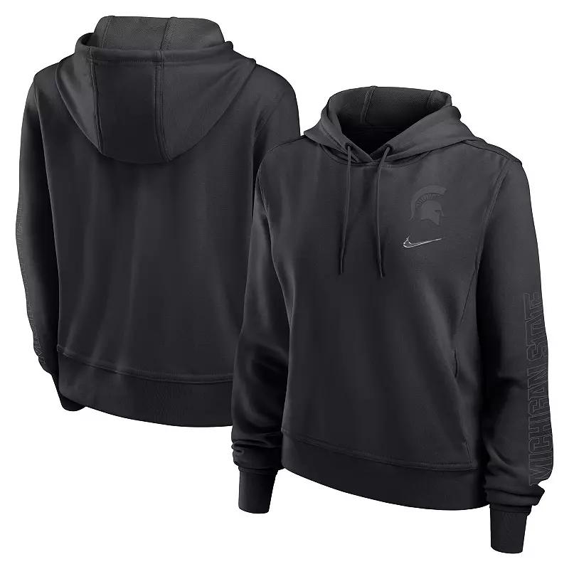 Women's Nike Black Michigan State Spartans One Pullover Hoodie, Size: Small Product Image
