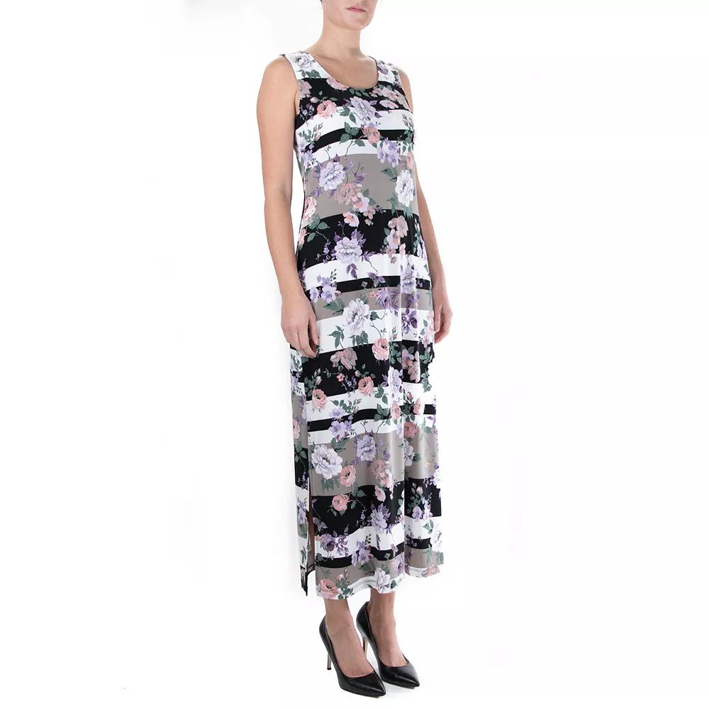 Women's Nina Leonard Print Maxi Dress,  Product Image