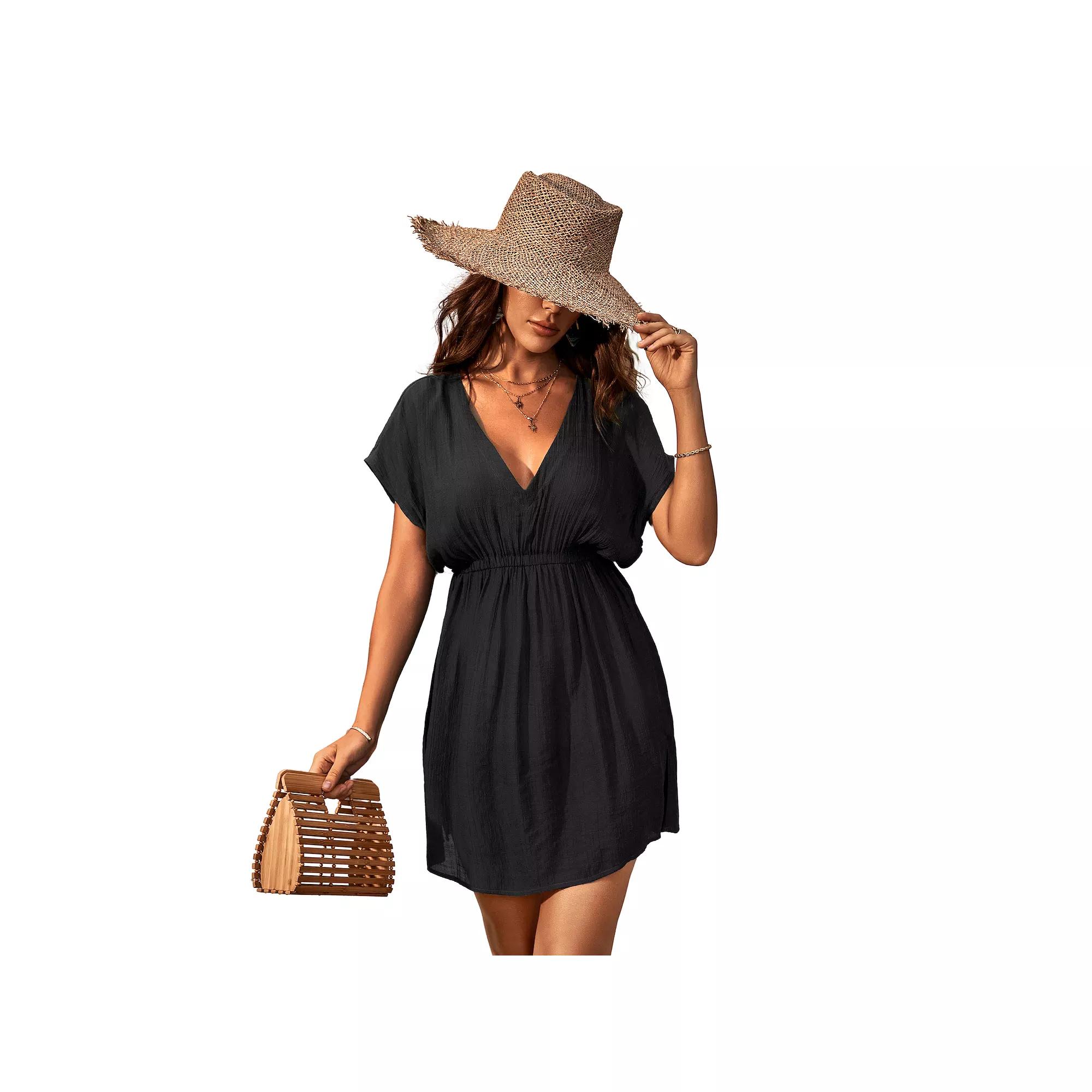 Women's Cupshe Delina Plunge Cover-Up Dress,  Product Image