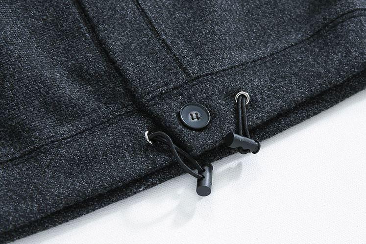 RT No. 5416 DARK GRAY KNITTED CARDIGAN JK Product Image