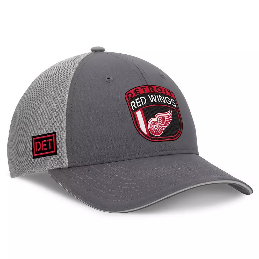 Men's Fanatics Gray Chicago Blackhawks Authentic Pro Home Ice Trucker Adjustable Hat, Grey Product Image