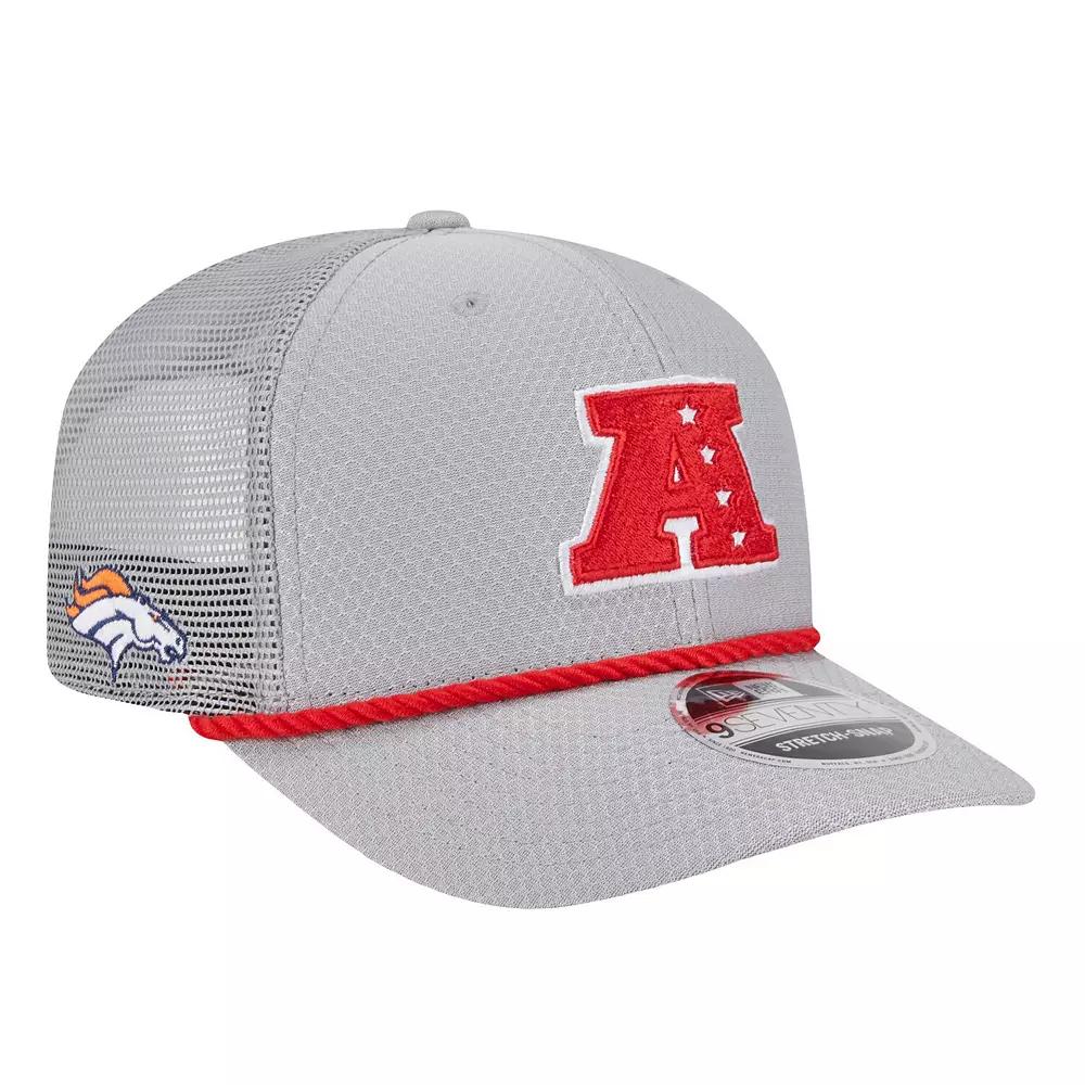 Mens New Era Gray Denver Broncos 2025 Pro Bowl 9SEVENTY Stretch-Snap Hat Product Image