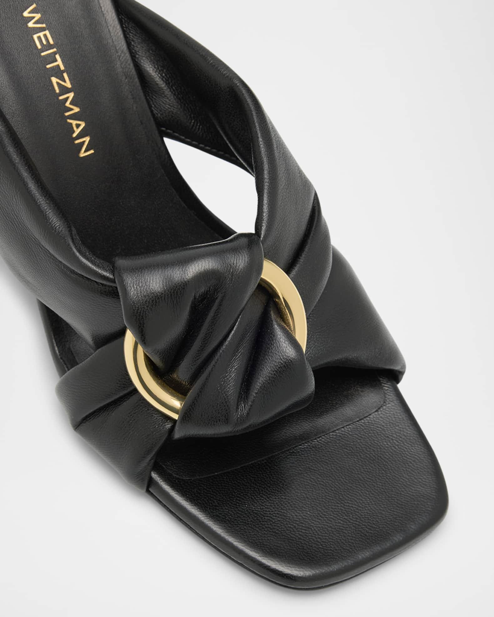 Cece Leather Twisted Ring Slide Sandals Product Image