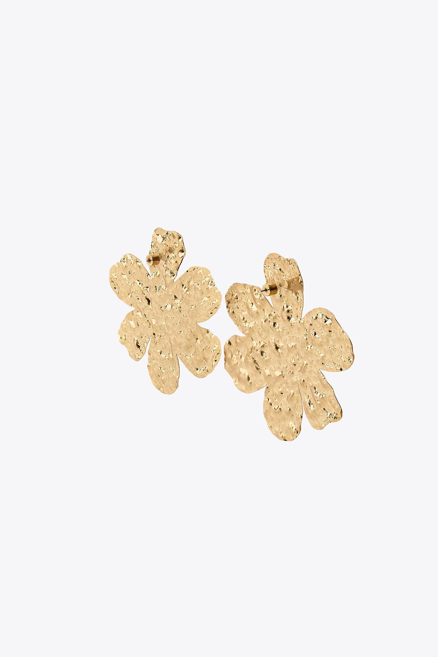 WROUGHT MAXI FLOWER EARRINGS Product Image