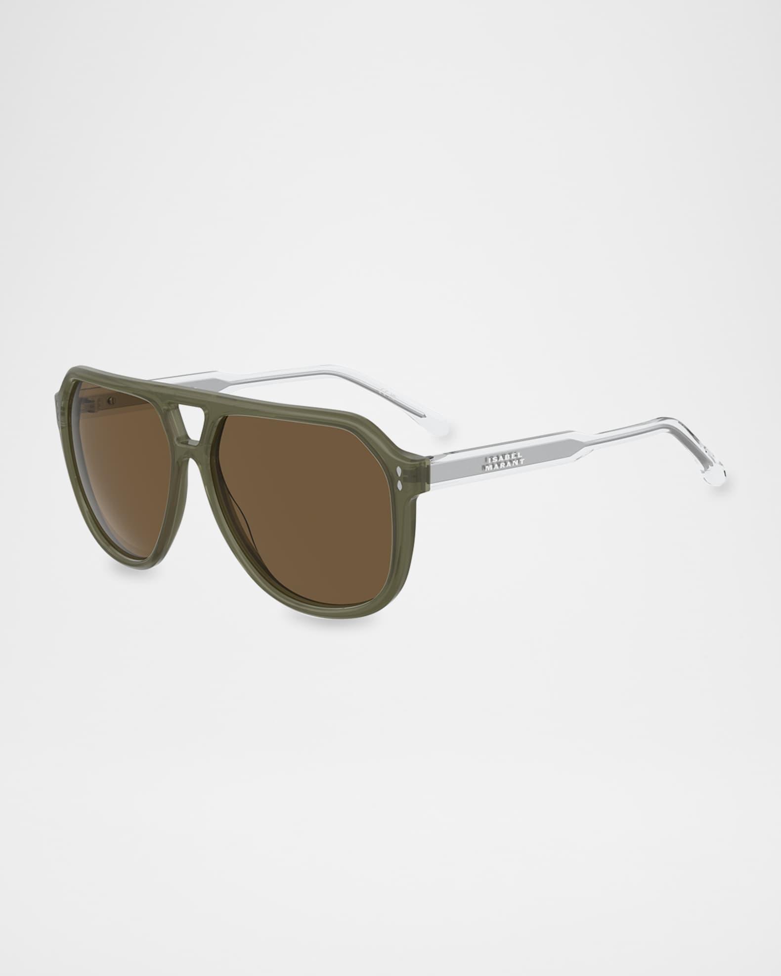 Acetate Aviator Sunglasses  Product Image
