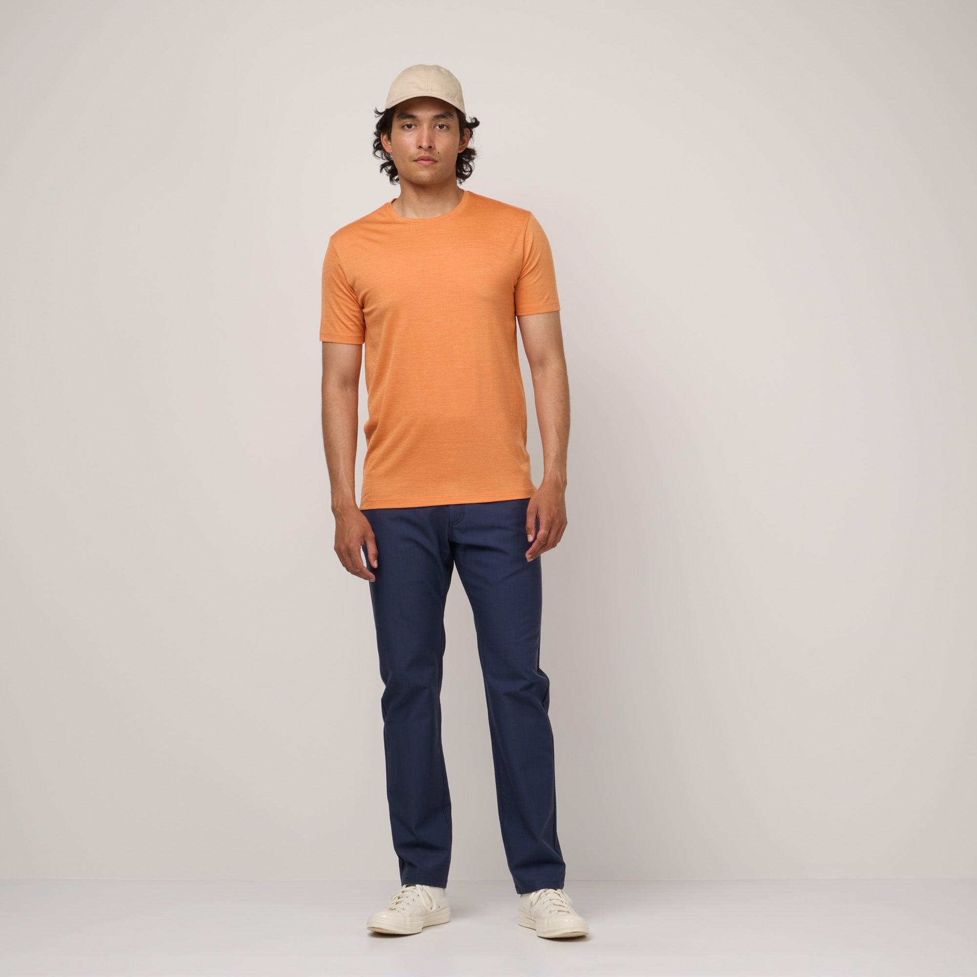 Merino Wool Crew Neck T-Shirt | Pacific Product Image