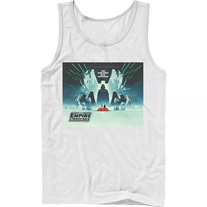 Men's Star Wars: The Empire Strikes Back 40th Anniversary Poster Tank Top,  Product Image