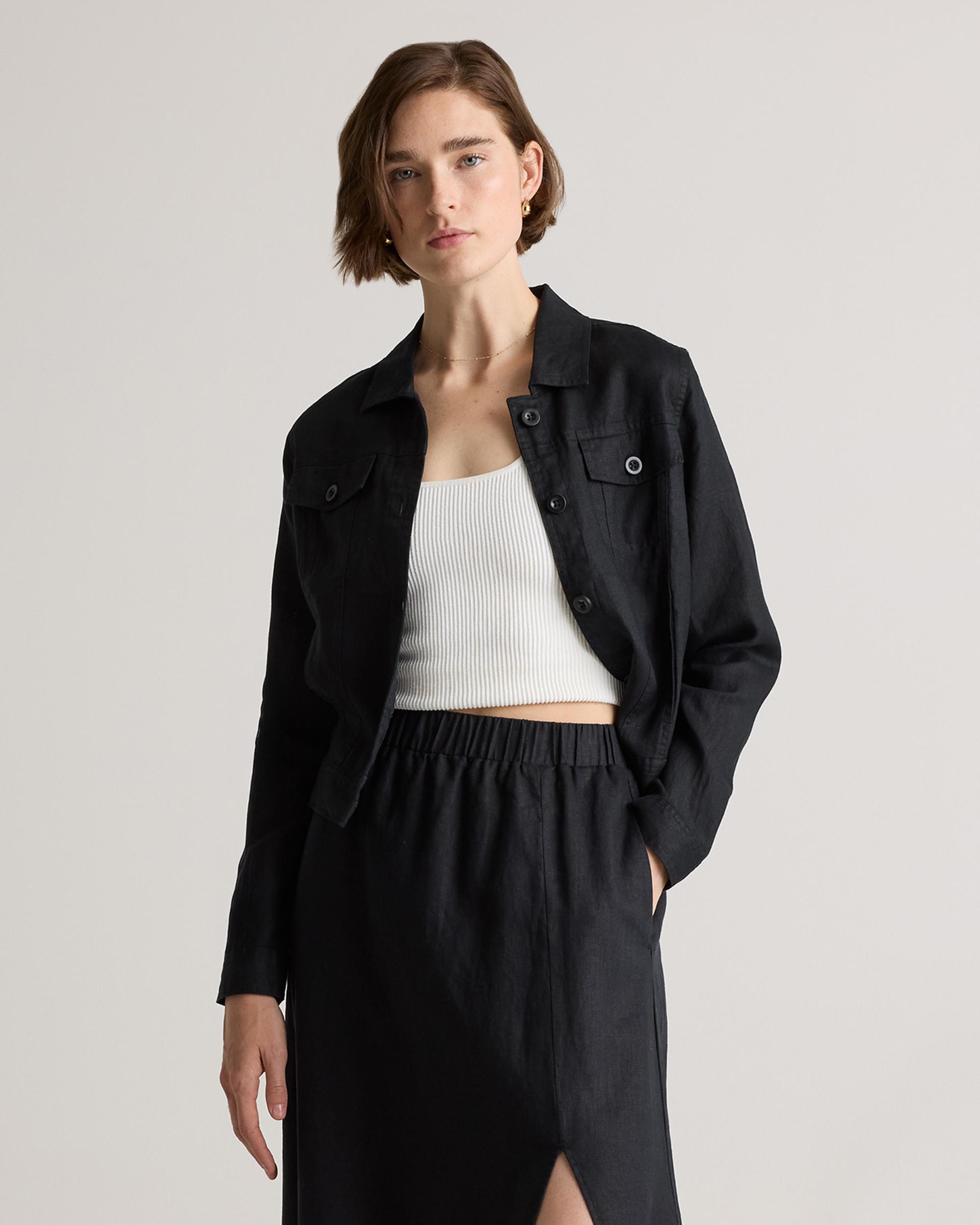 Quince | Women's 100% European Linen Jacket Product Image