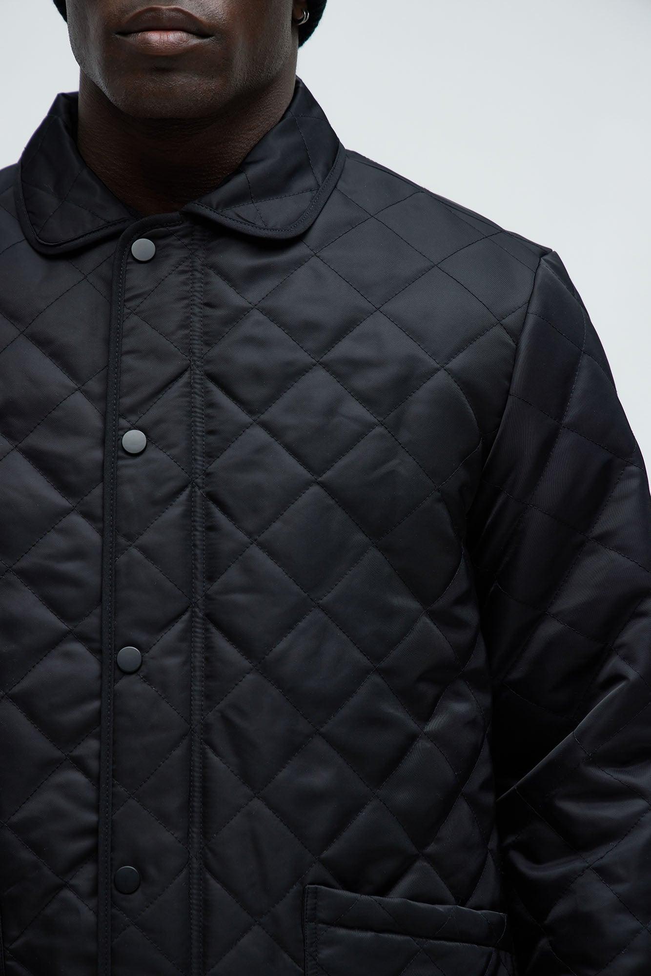Jesse Quilted Jacket - Black Product Image