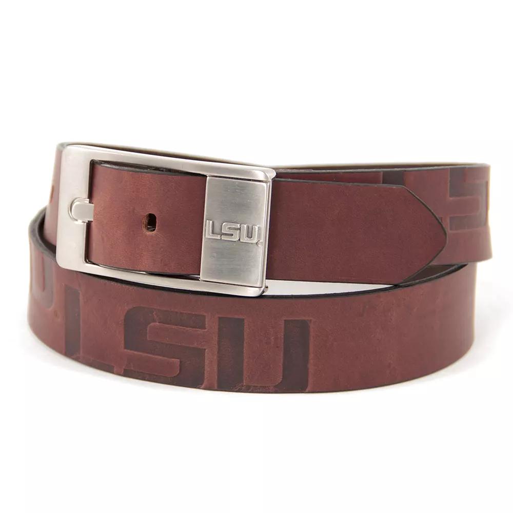 Men's North Carolina State Wolfpack Brandish Leather Belt,  Product Image