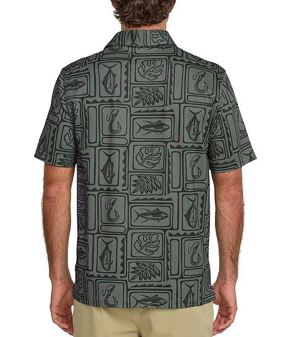 Quiksilver Waterman Fish Short Sleeve Polo Shirt Product Image