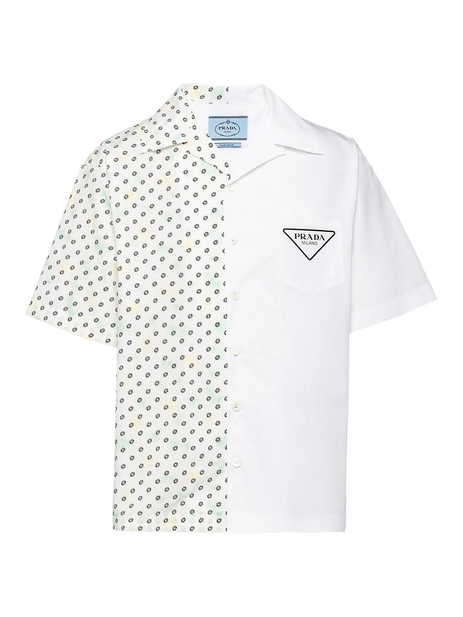 Mens Poplin Double Match Camp Shirt Product Image