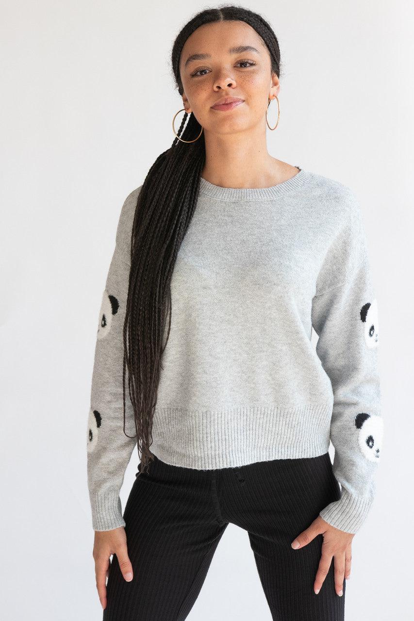 Animal Sleeve Sweater Product Image