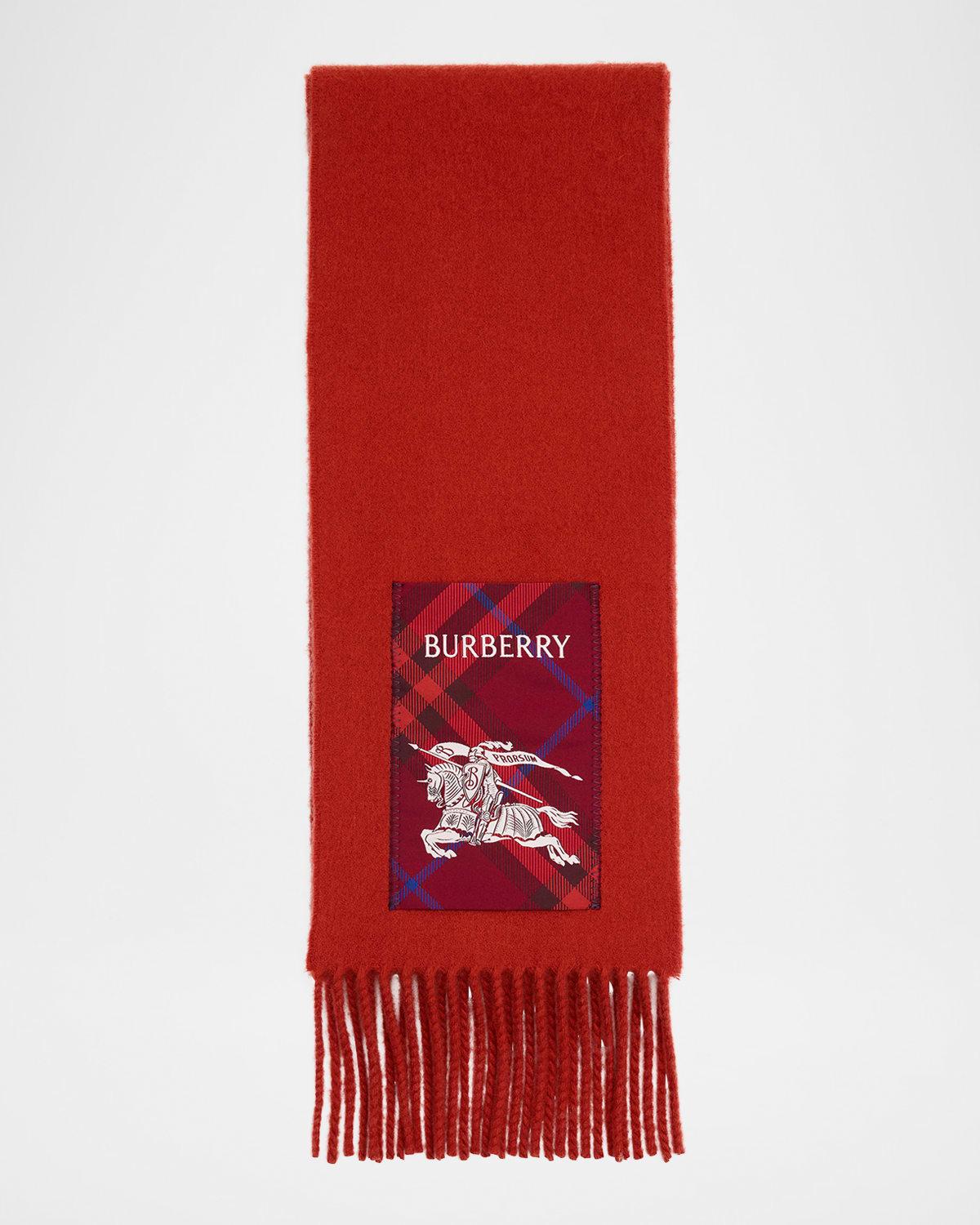 Mens Cashmere EKD Label Scarf Product Image