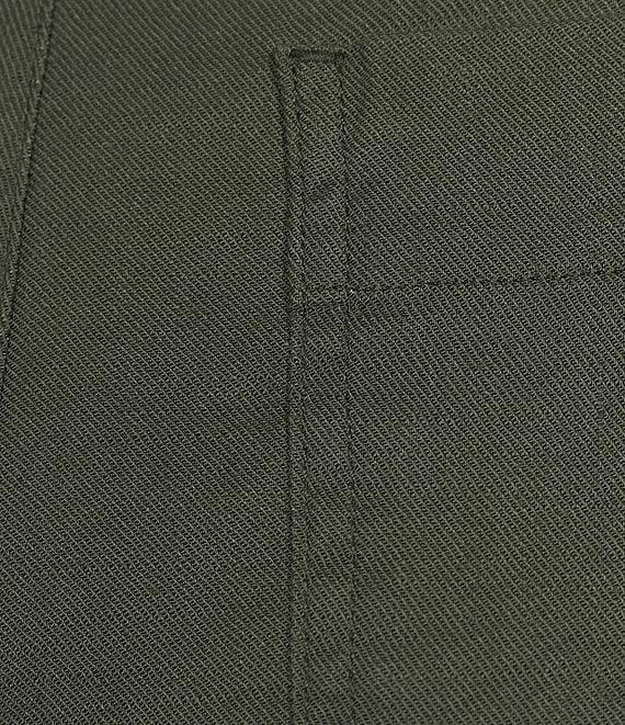 NYDJ Petite Size Stretch Linen Blend High Rise Wide Leg Cargo Capri Pants Product Image