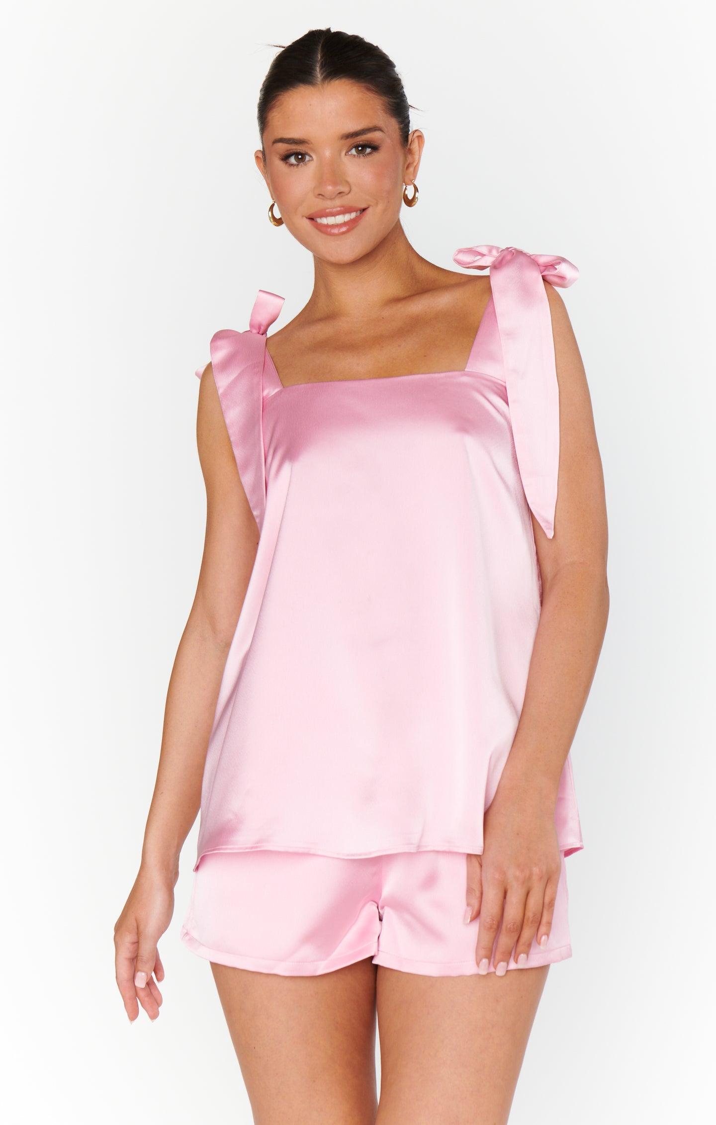 Makeup Tank ~ Light Pink Luxe Satin Product Image