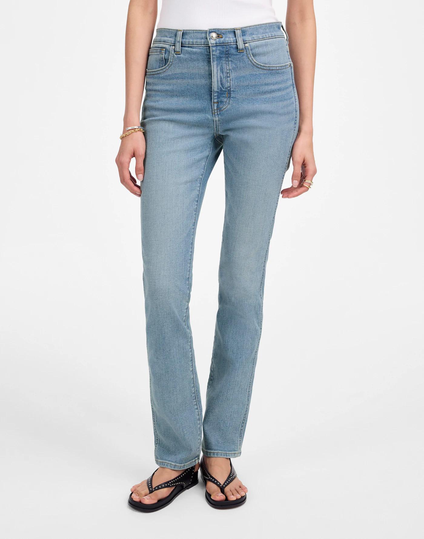 High-Rise Stovepipe Jeans Product Image