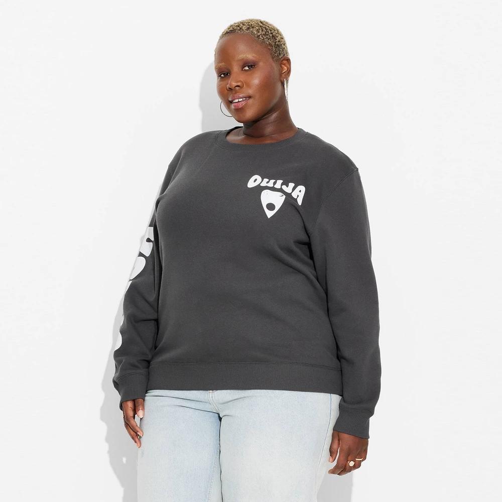 Women's Ouija Board '24 Graphic Sweatshirt - Black 2X Product Image