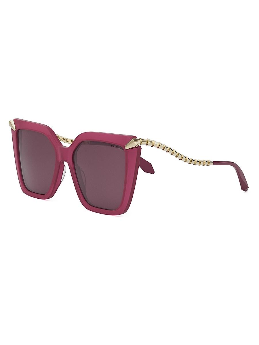 Womens Serpenti 55MM Butterfly Sunglasses Product Image