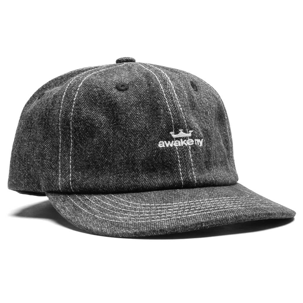 Crown Logo Denim Hat - Black Product Image