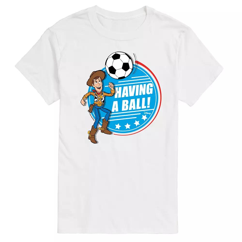 Disney / Pixar's Toy Story Woody Men's Having A Ball Graphic Tee,  Product Image