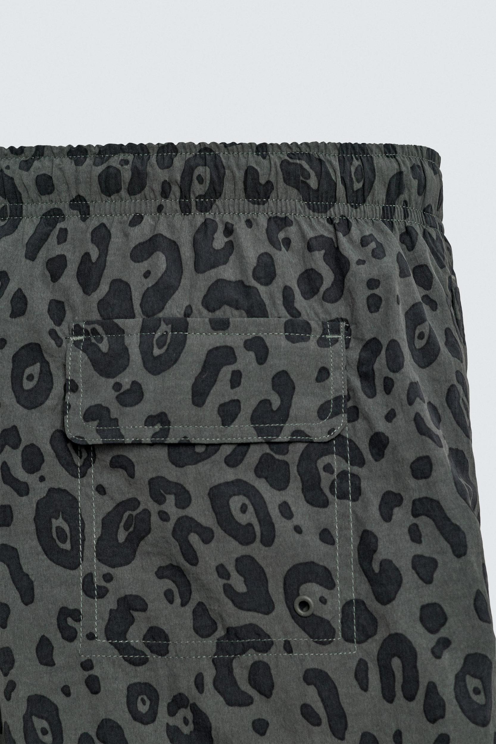 ANIMAL PRINT SHORT SWIMSUIT Product Image