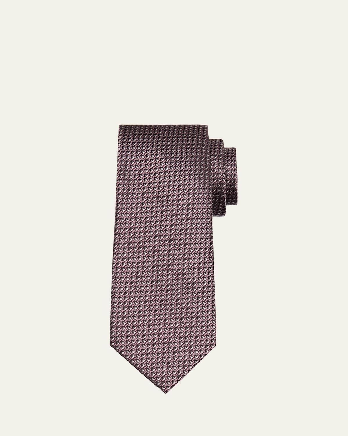 Mens Woven Mulberry Silk Tie Product Image