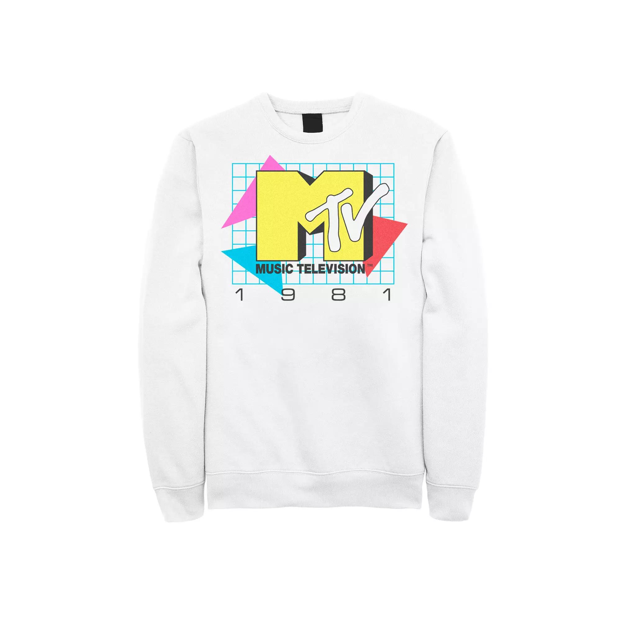 Men's MTV Music Television 1981 Logo Graphic Sweatshirt,  Product Image