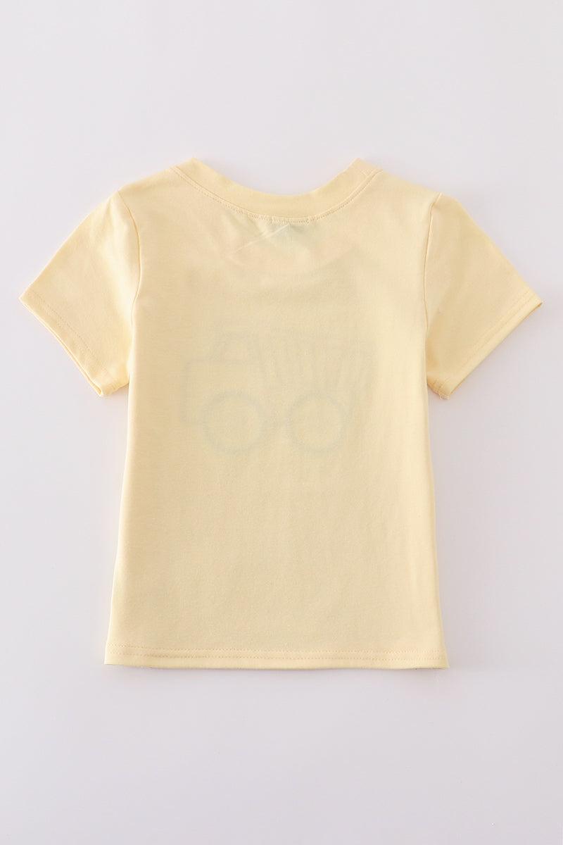 Yellow truck applique top Product Image