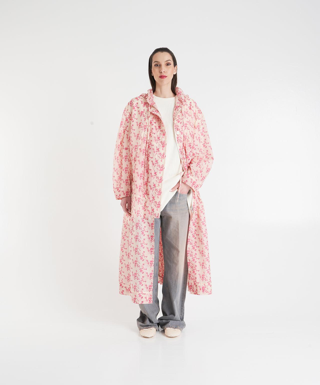 Semi transparent trench coat Product Image