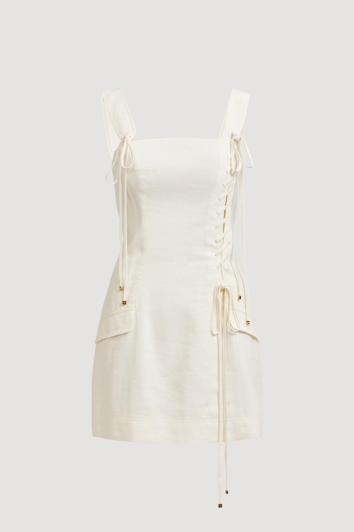 Solene Mini Dress-IVORY / 14 Product Image